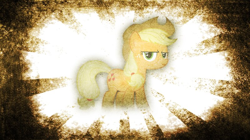 Applejack with sunburst effect