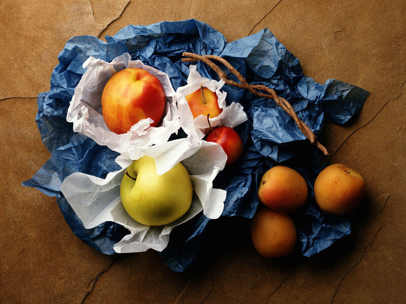Apples and Apricots in Paper