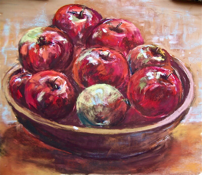 Apples in a bowl