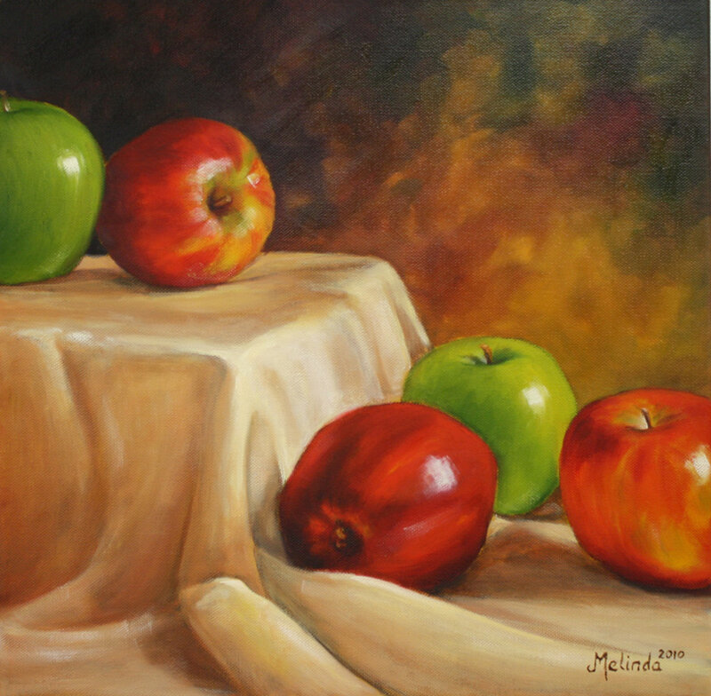 Apples on a Cloth