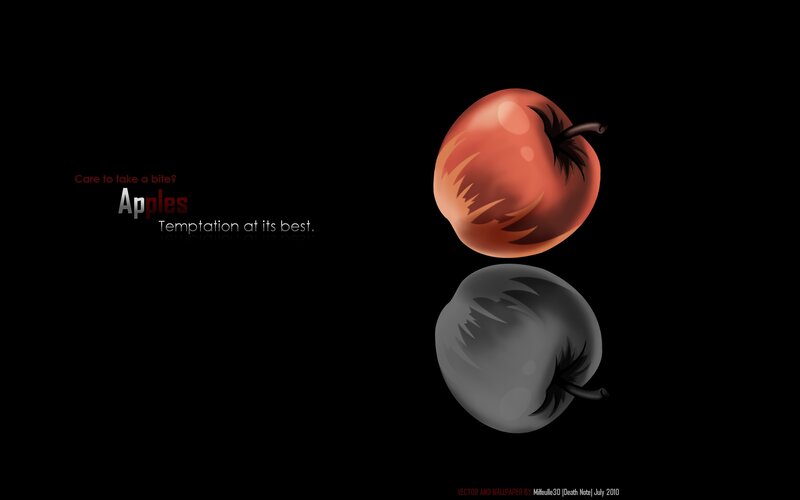 Apples temptation wallpaper