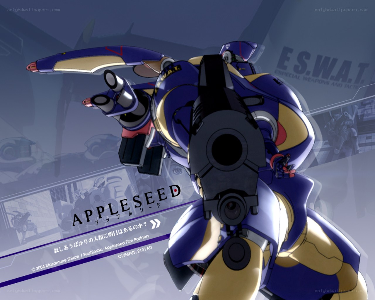 Appleseed mecha in action