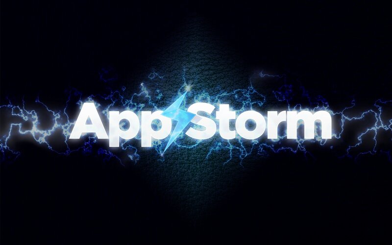 AppStorm Logo — Black, Dramatic, Digital Art
