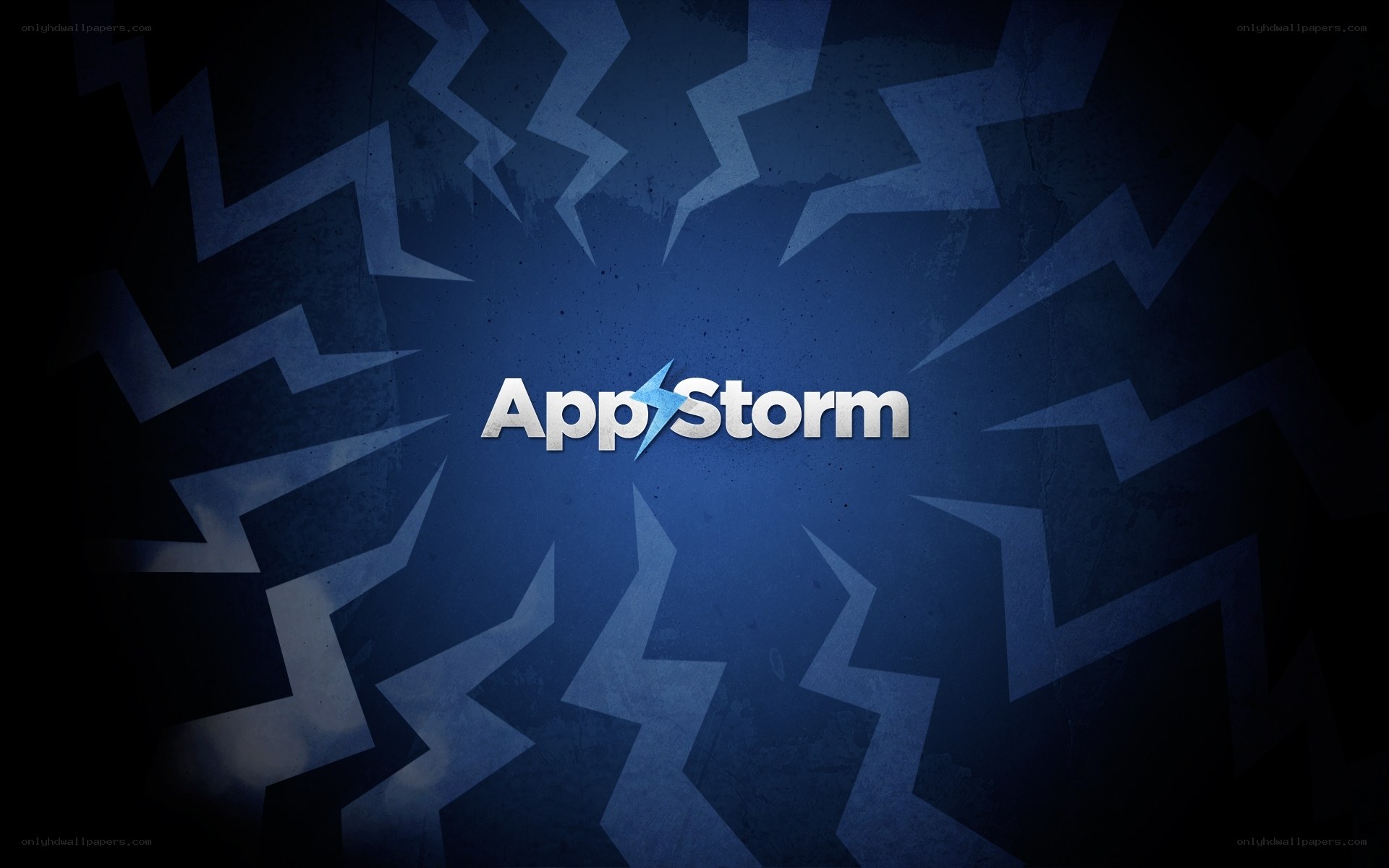 AppStorm logo on blue background