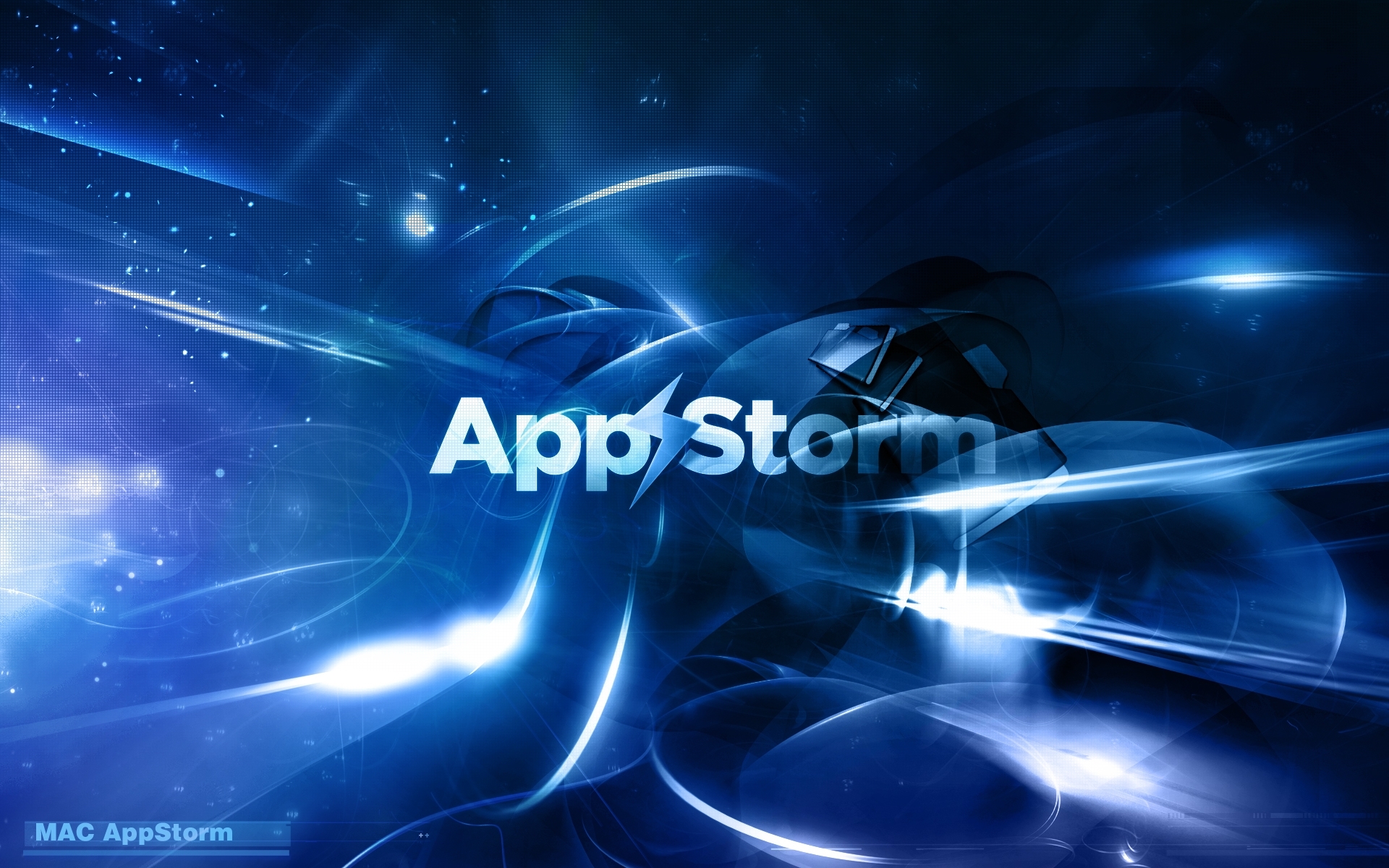 AppStorm logo on blue background