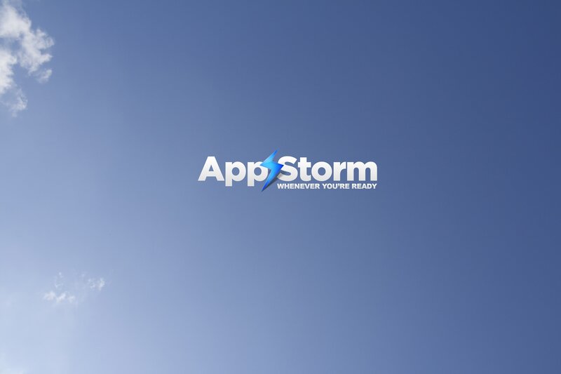 AppStorm logo on blue sky