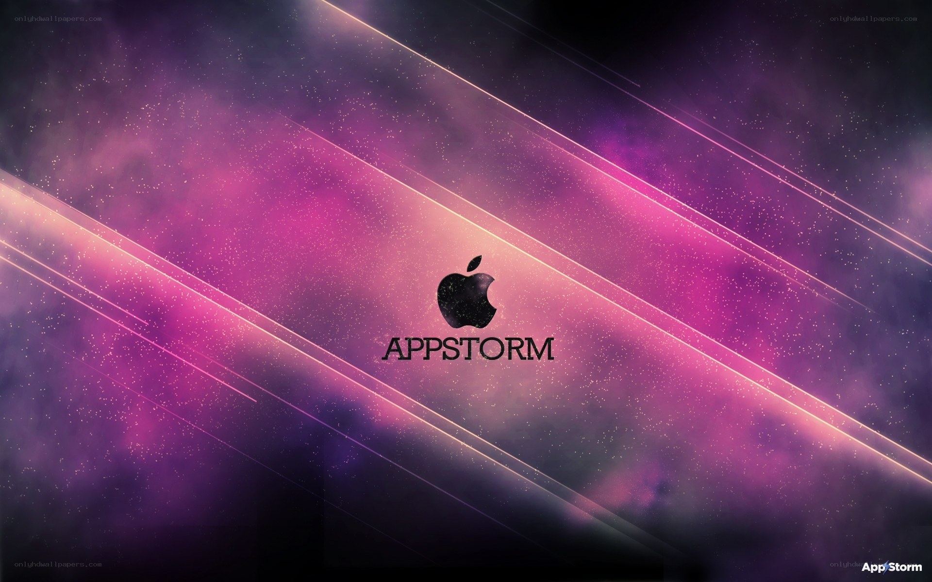 AppStorm logo on cosmic background