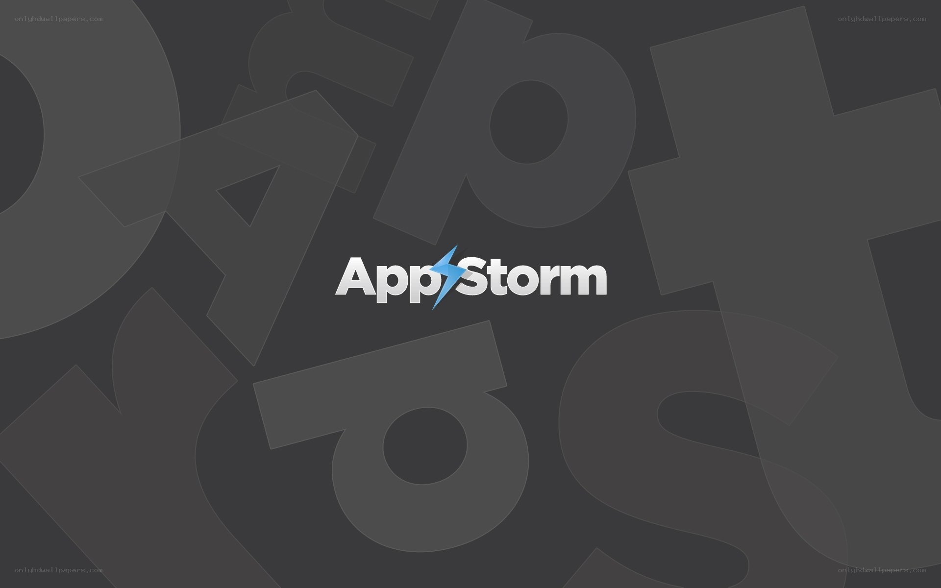 AppStorm logo on dark background