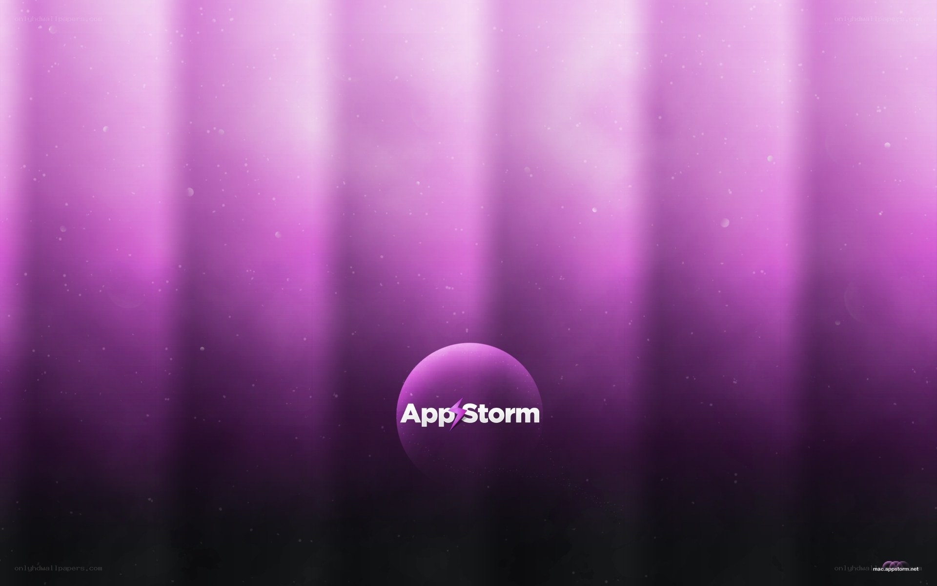 AppStorm logo on purple background