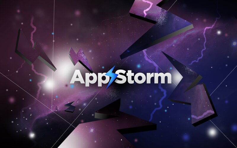 AppStorm Logo — Purple, Dramatic