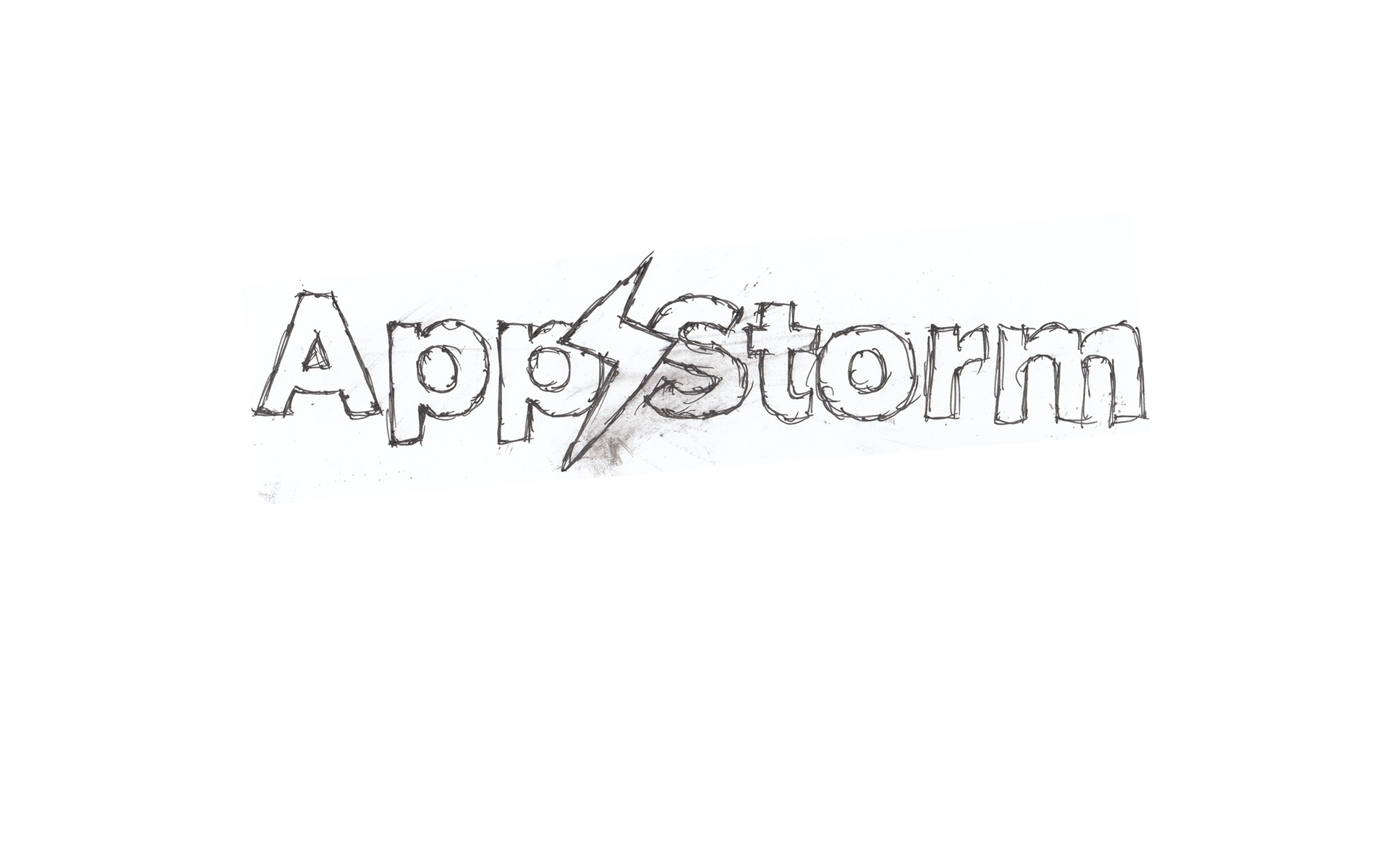 AppStorm logo sketch