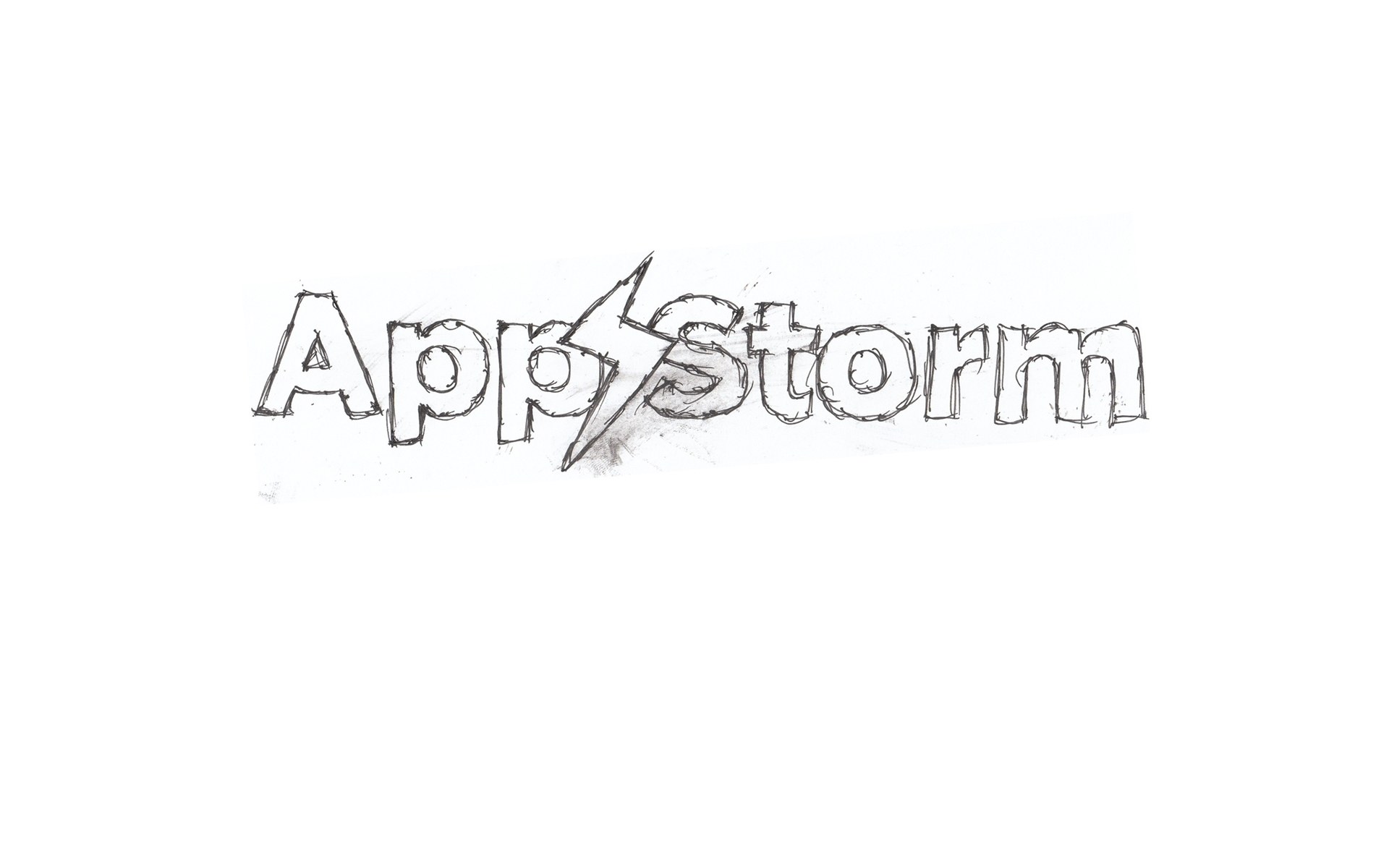 AppStorm logo sketch