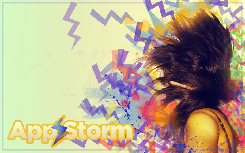 AppStorm logo with abstract art
