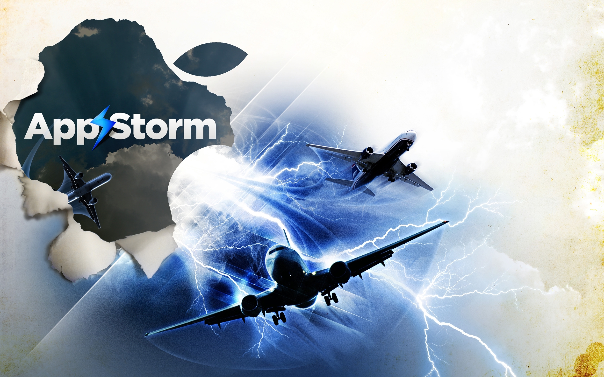AppStorm logo with airplanes