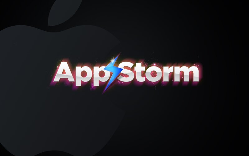 AppStorm logo with Apple background