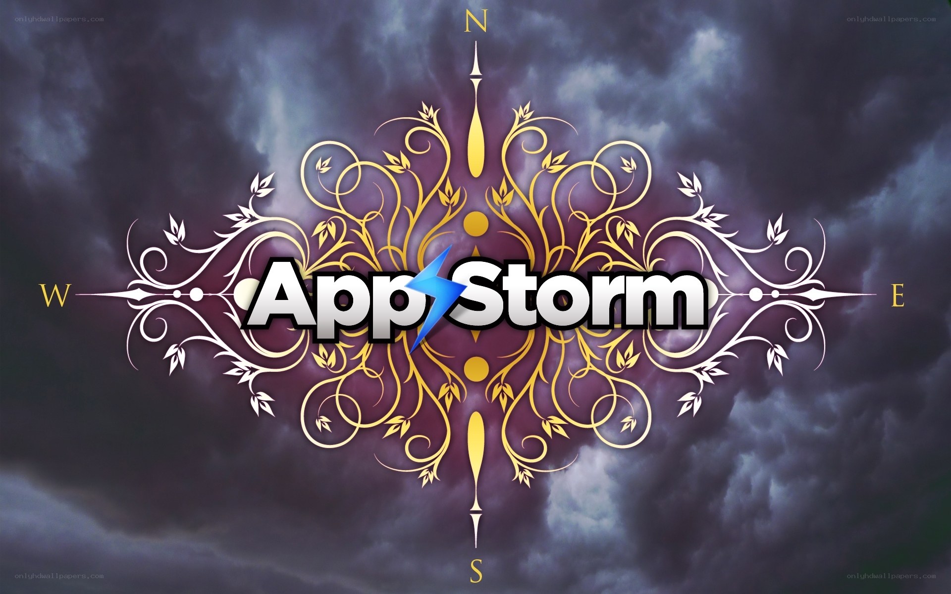 AppStorm logo with compass design
