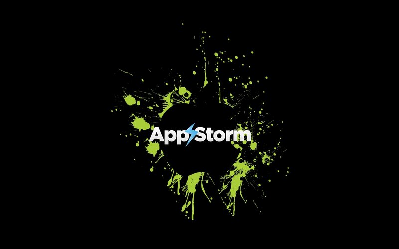 AppStorm logo with green splatter