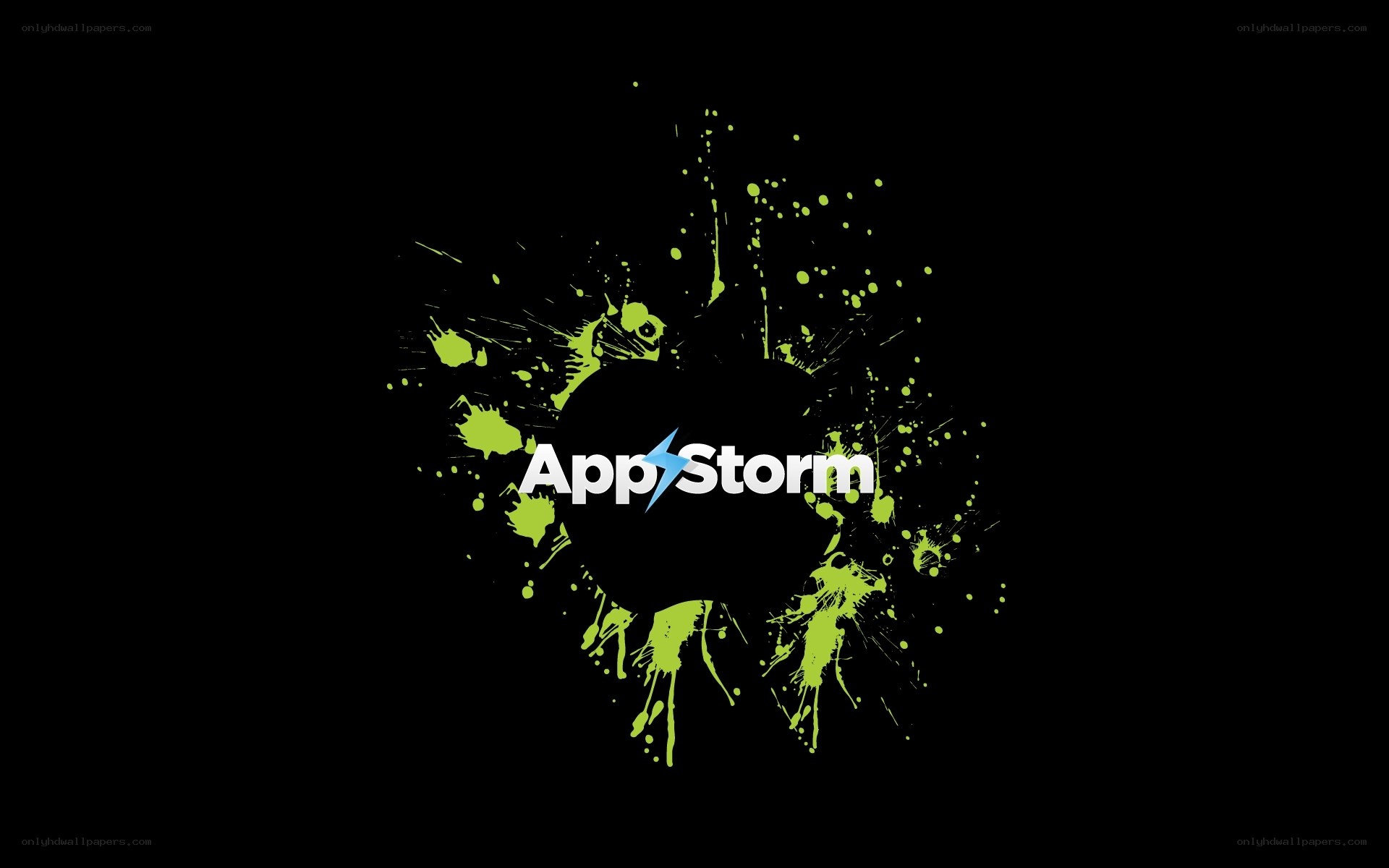 AppStorm logo with green splatter