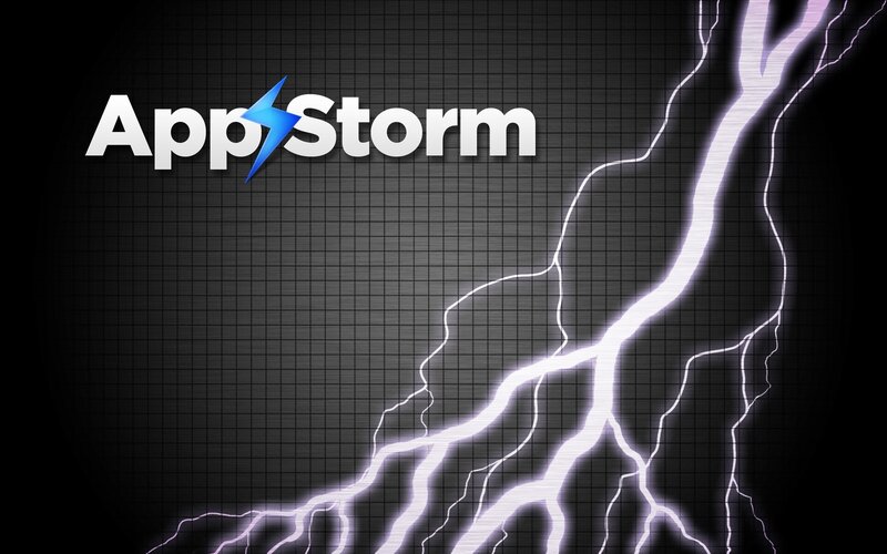AppStorm Logo with Lightning — Black