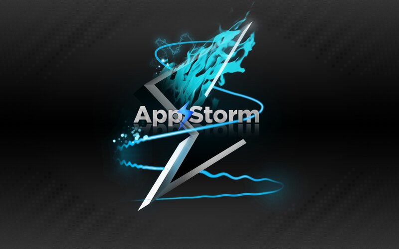 AppStorm logo with lightning effect