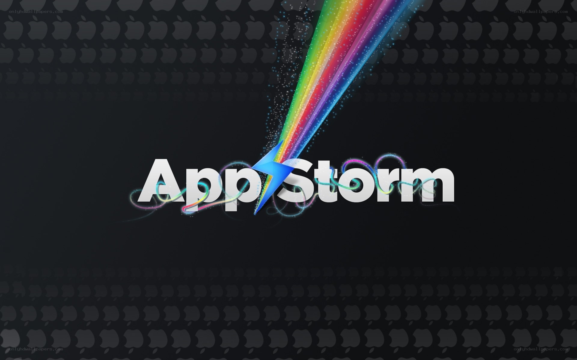 AppStorm logo with rainbow effect