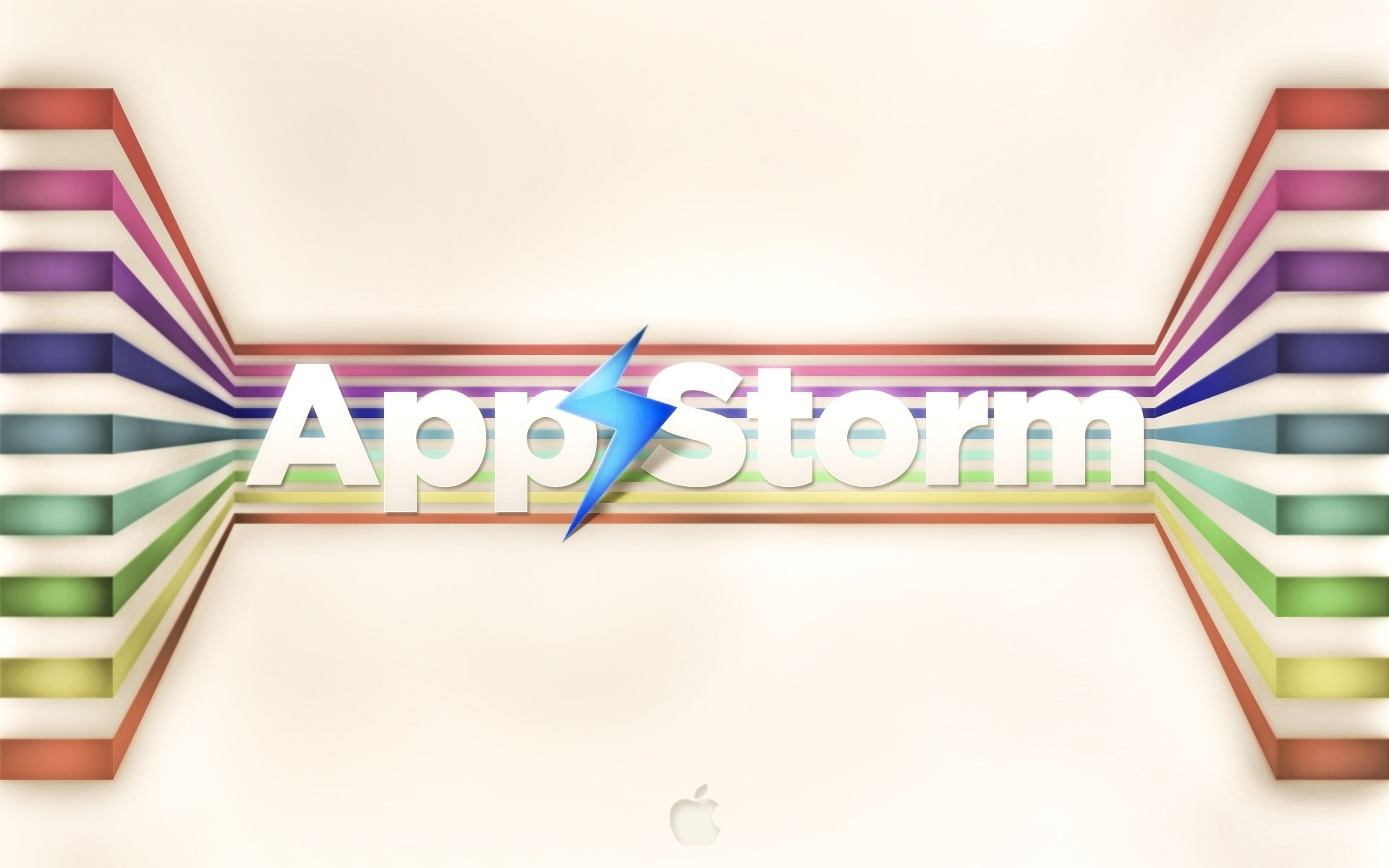 AppStorm logo with rainbow stripes