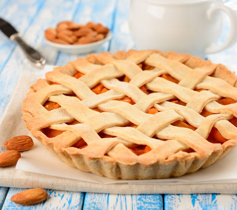 Apricot Pie with Lattice Crust