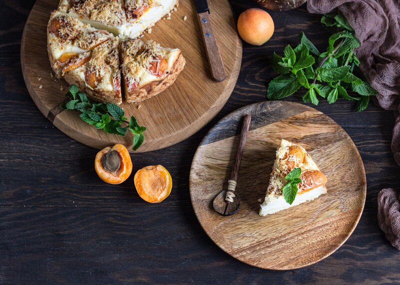 Apricot Tart Slice