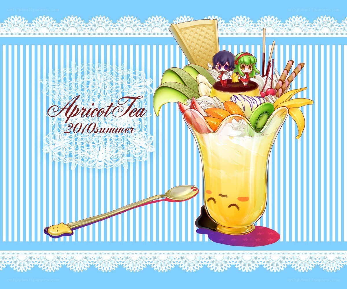 apricot tea summer dessert