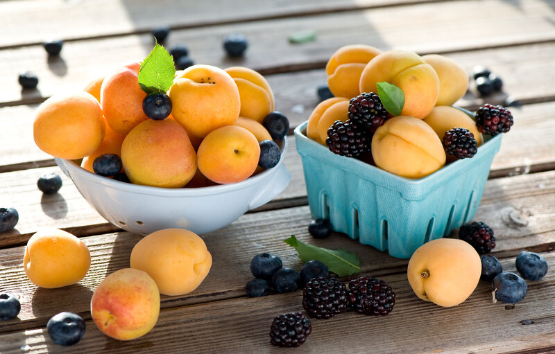 Apricots and Berries