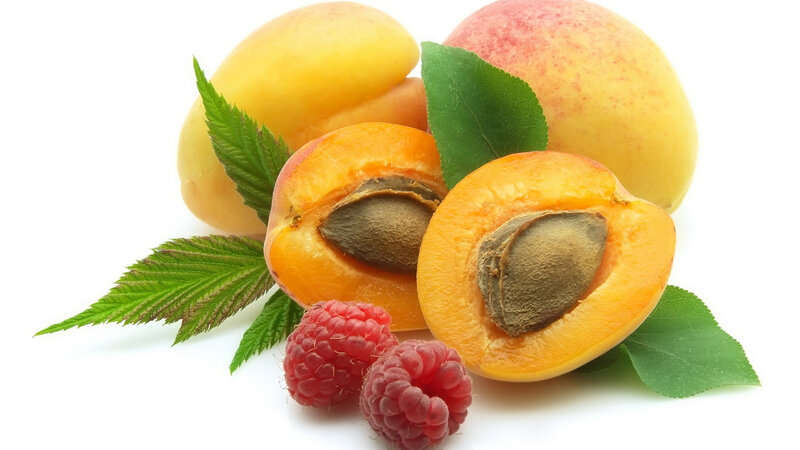 Apricots and Raspberries