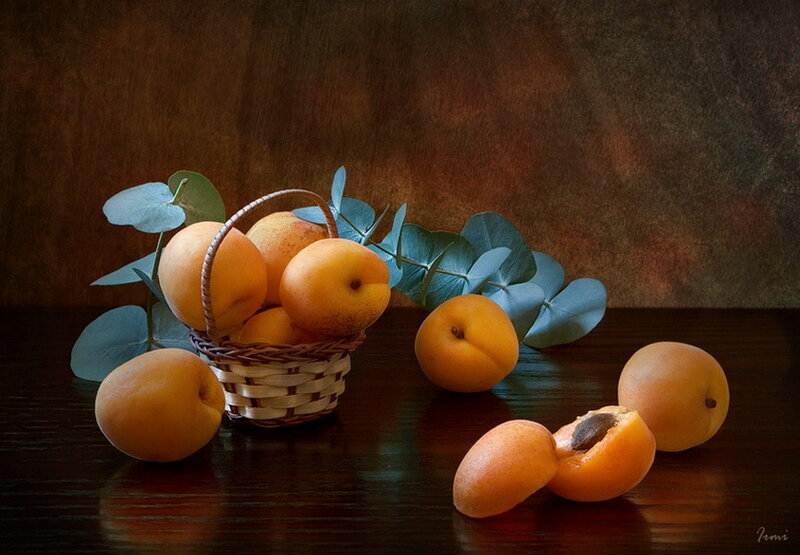 Apricots in a Basket