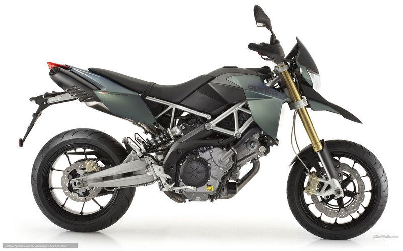 Aprilia Dorsoduro Motorcycle — Black, Neutral