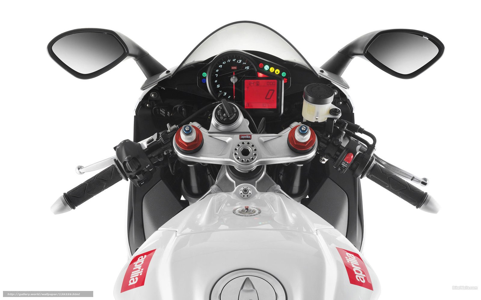Aprilia motorcycle dashboard