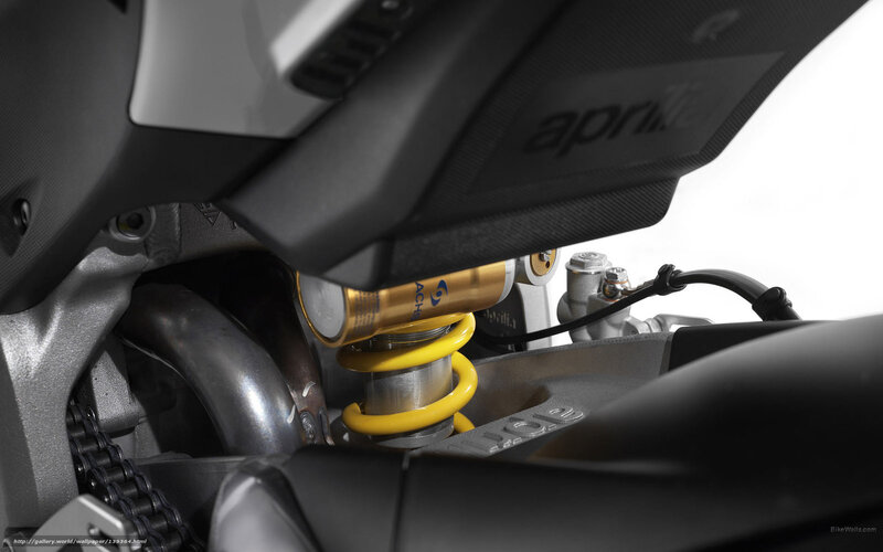Aprilia motorcycle engine detail