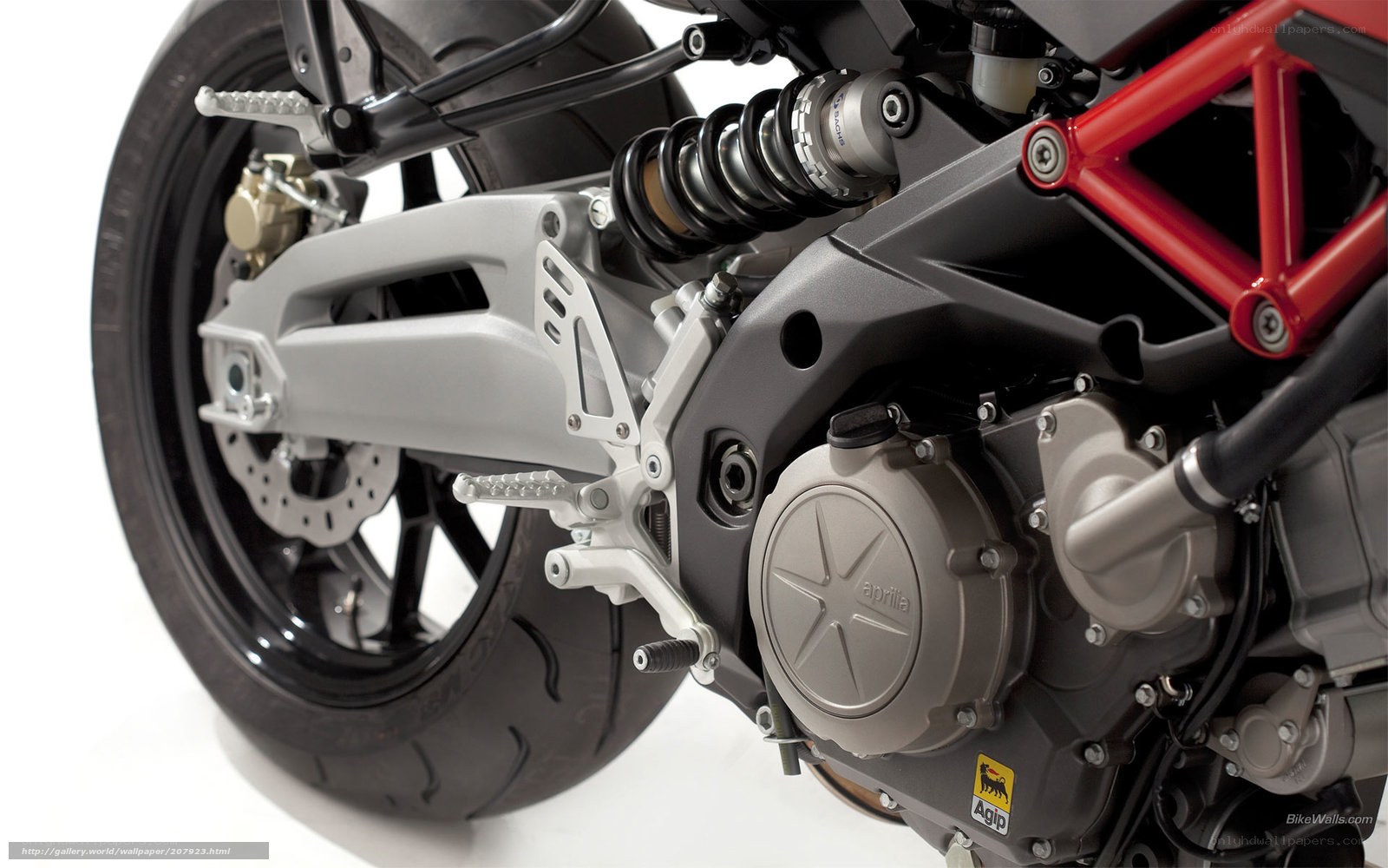 Aprilia motorcycle engine details