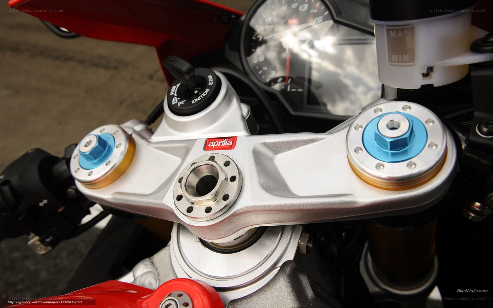 Aprilia motorcycle handlebars