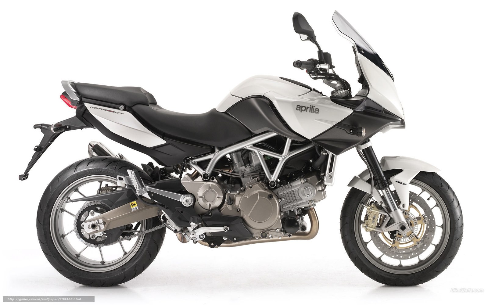 Aprilia motorcycle side profile