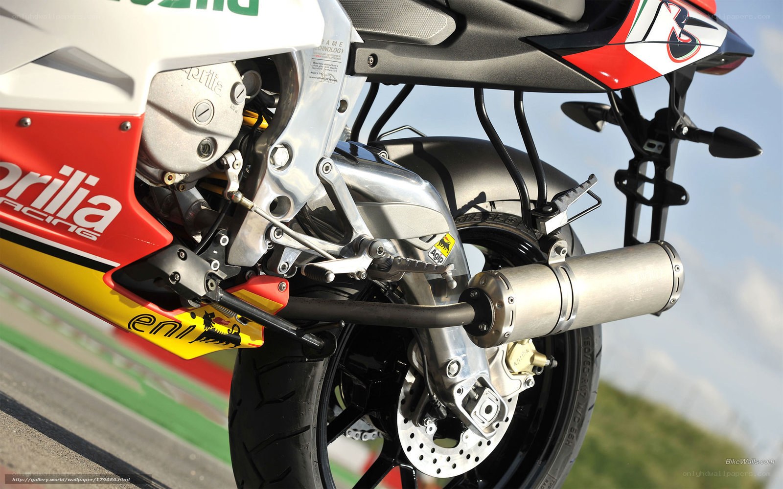 Aprilia racing motorcycle