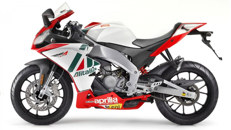 Aprilia RS 125 Motorcycle — White