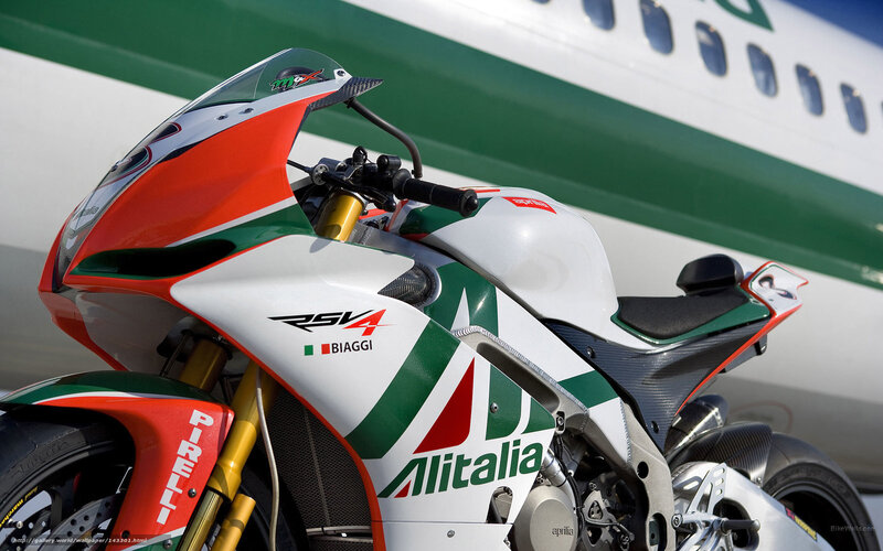 Aprilia RSV4 Alitalia motorcycle