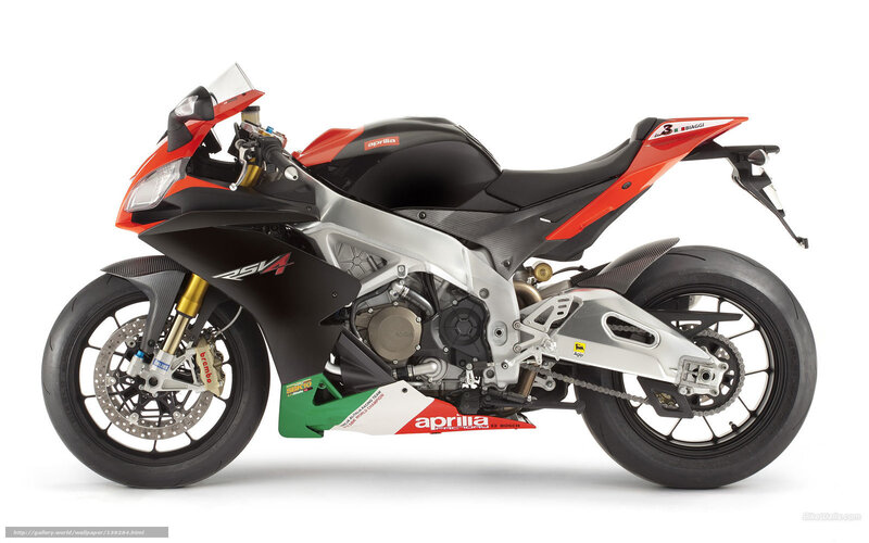 Aprilia RSV4 Motorcycle — Black, Neutral