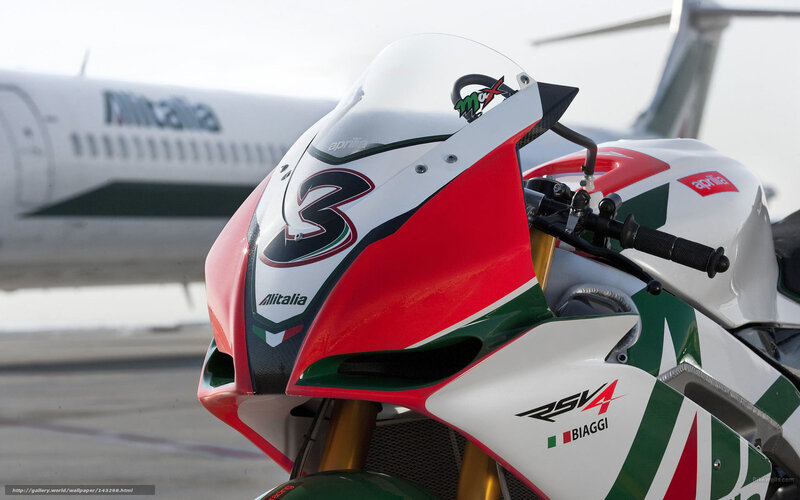 Aprilia RSV4 Motorcycle — Red
