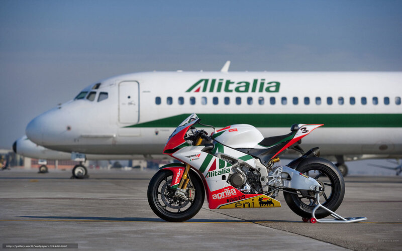 Aprilia RSV4 Motorcycle — White, Calm, Afternoon