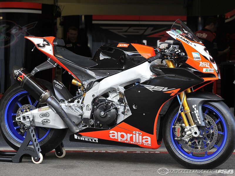 Aprilia RSV4 race motorcycle