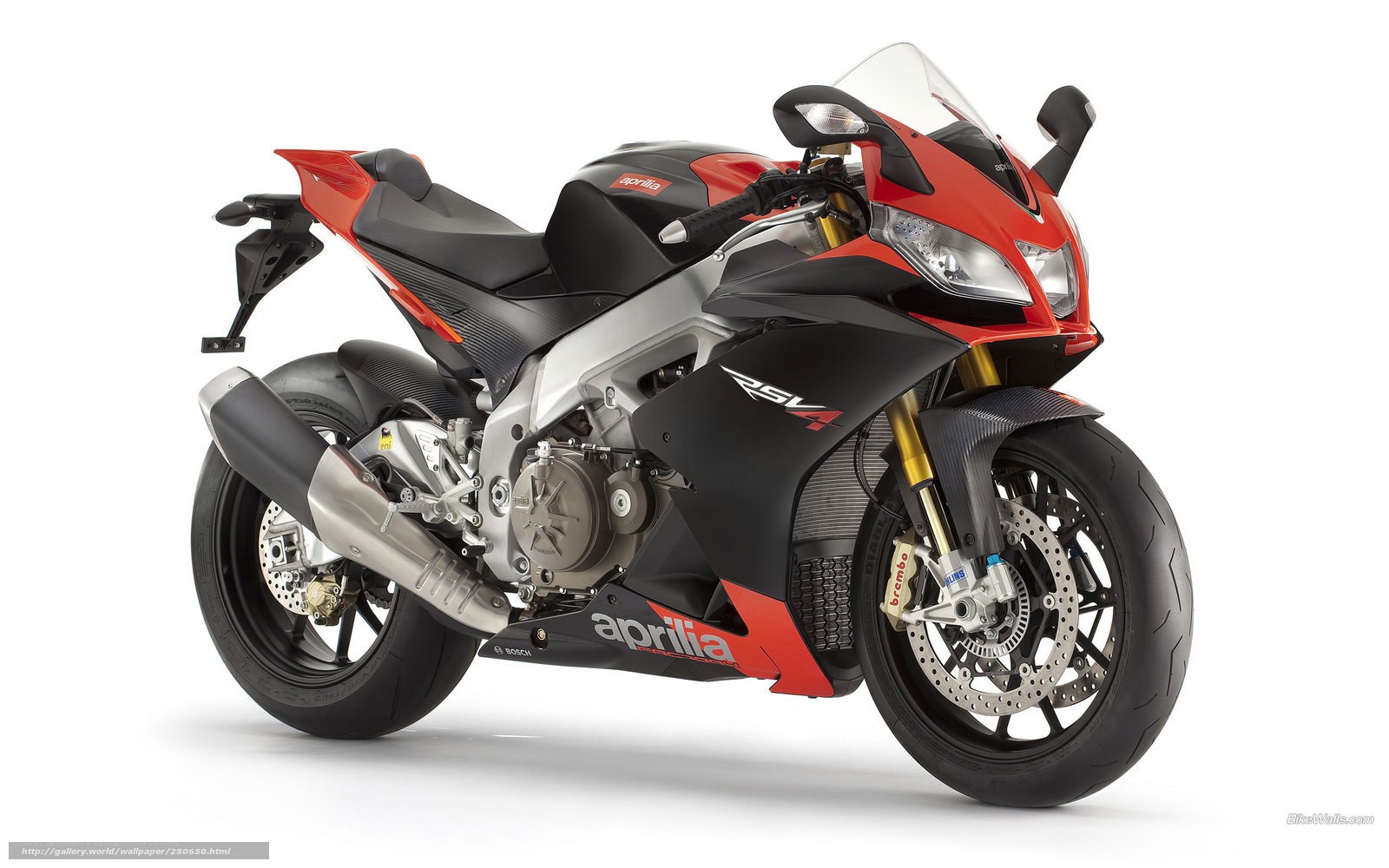 Aprilia RSV4 sport motorcycle