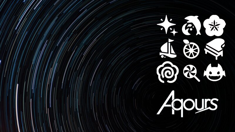 Aqours Logo and Icons