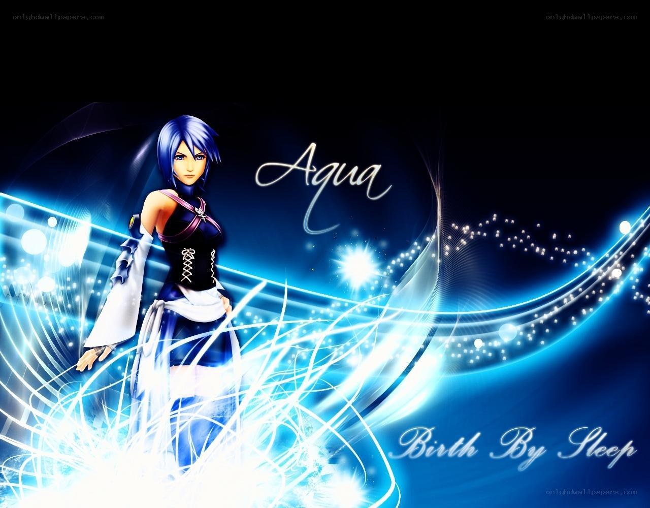 Aqua character from Birth by Sleep
