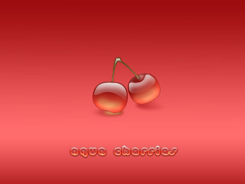 aqua cherries logo