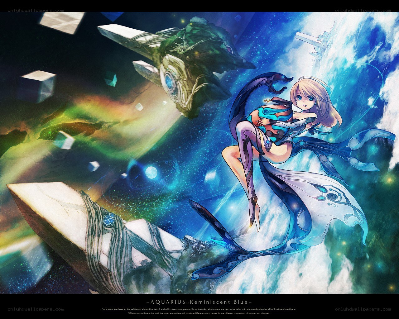 Aqua Girl in Space